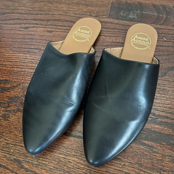 Andre Assous TIANA LEATHER FEATHERWEIGHTS MULE - Picture 1 of 8